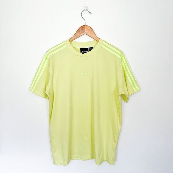 IVY PARK X Adidas Collaboration Frozen Yellow Unisex Oversized Short Sleeve Tee - Picture 2 of 9